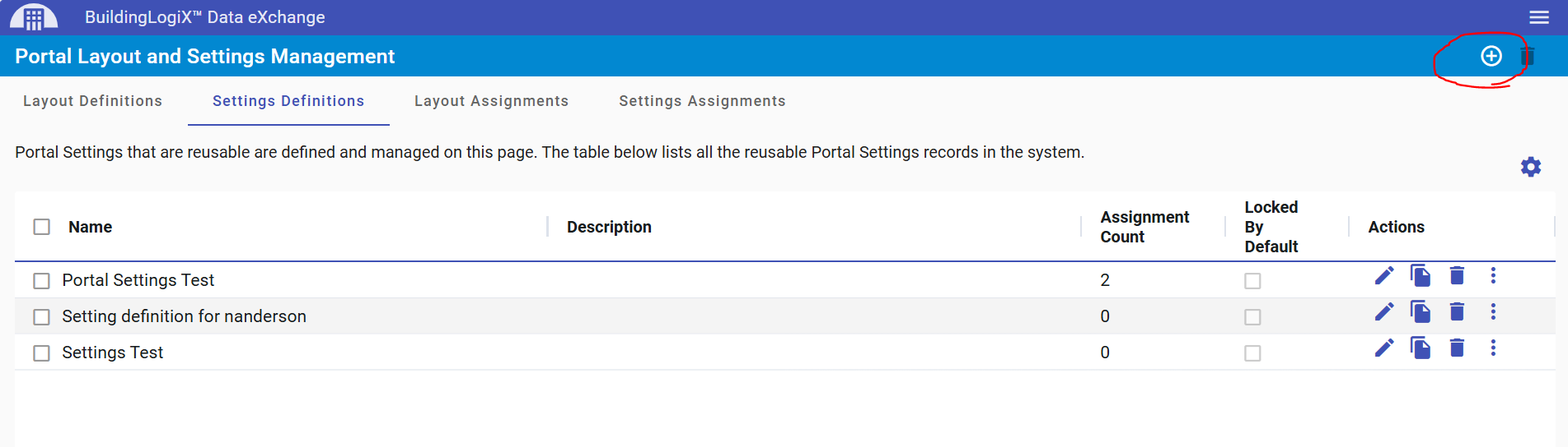 Settings - BDX Documentation