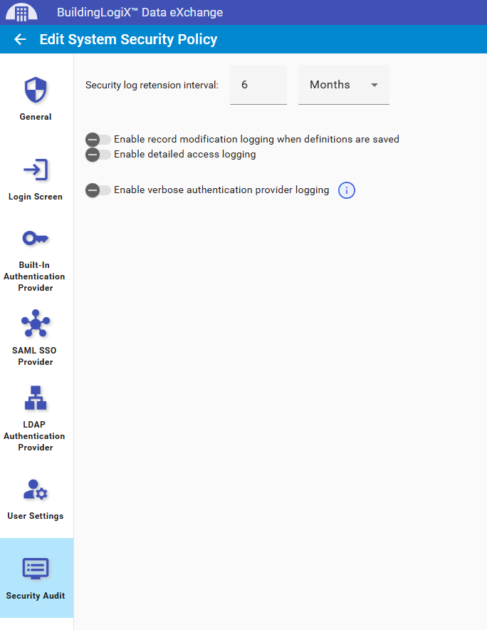 Security and Policies - BDX Documentation